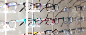 eye glasses on display 